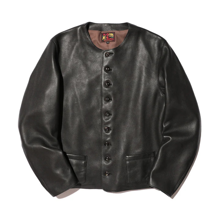 The 2 Monkeys(ザ・ツーモンキーズ)The 2 Monkeys Round-neck Leather Waistcoat【TM03430】