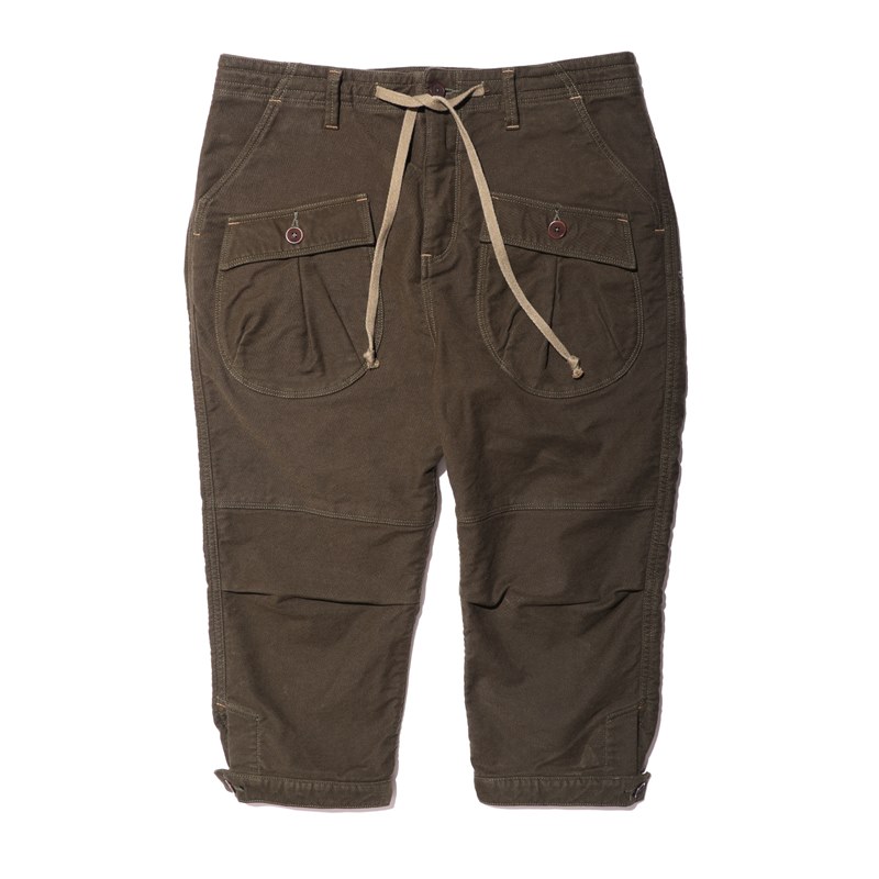 SAW MILL RIVER SAROUEL PANTS:Jungle Green