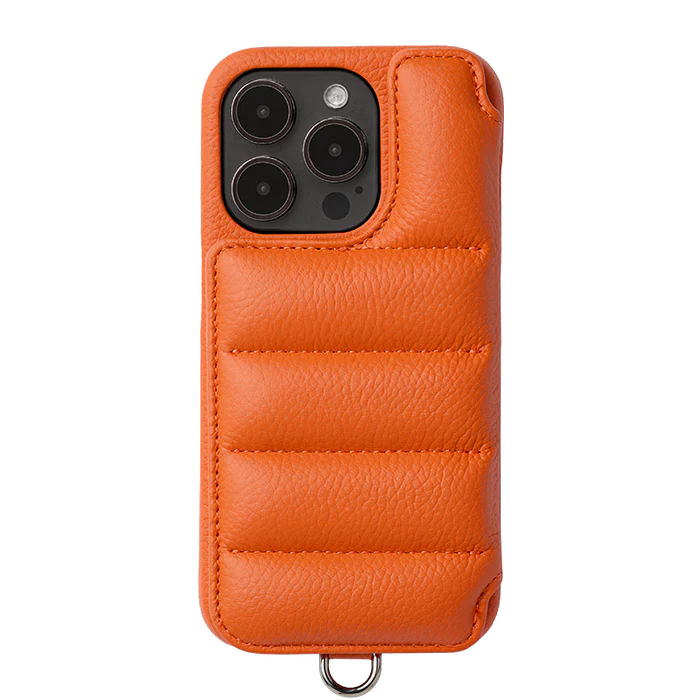 DEMIU BALLON iPhone スマホケース レザー オレンジ デミュウ