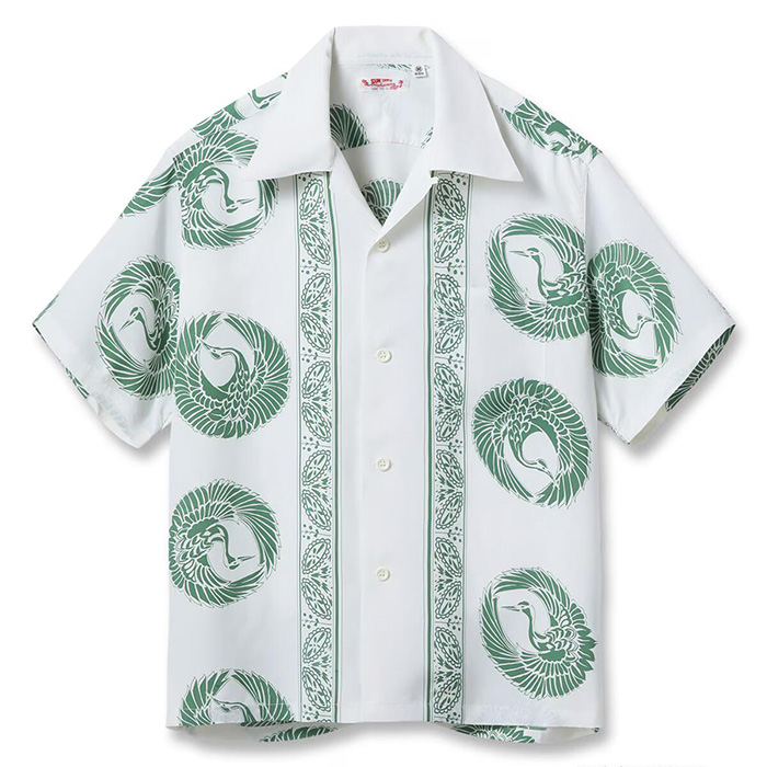 SUN SURF(サンサーフ)Lot No. SS39629 / RAYON HAWAIIAN SHIRT “ORIENTAL BORDER”:105) OFF WHITE