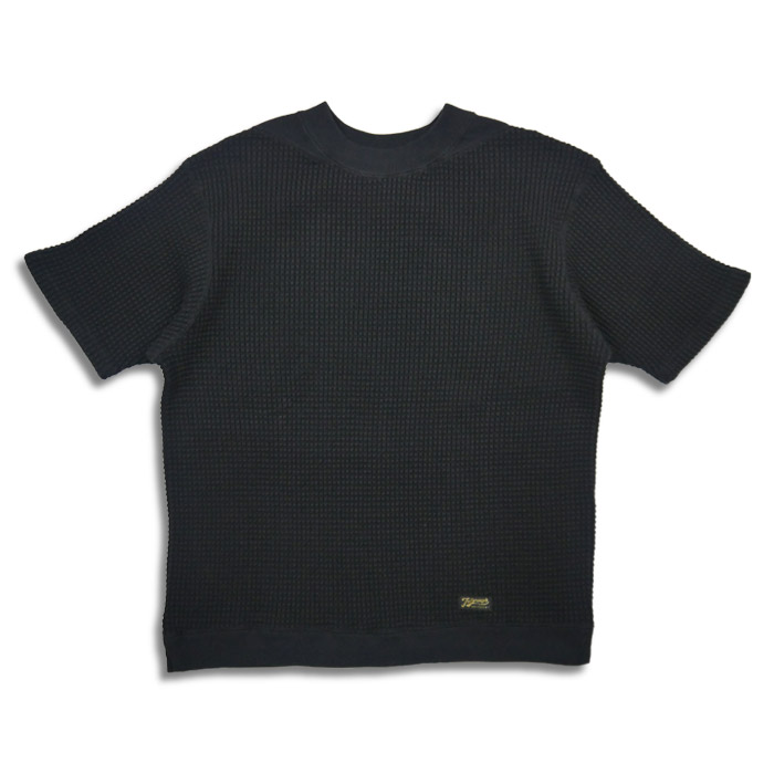 コリンボ ZY-0423 St. Peter Port Waffle Tee ニット 五分袖 ワッフルTシャツ LAMP BLK