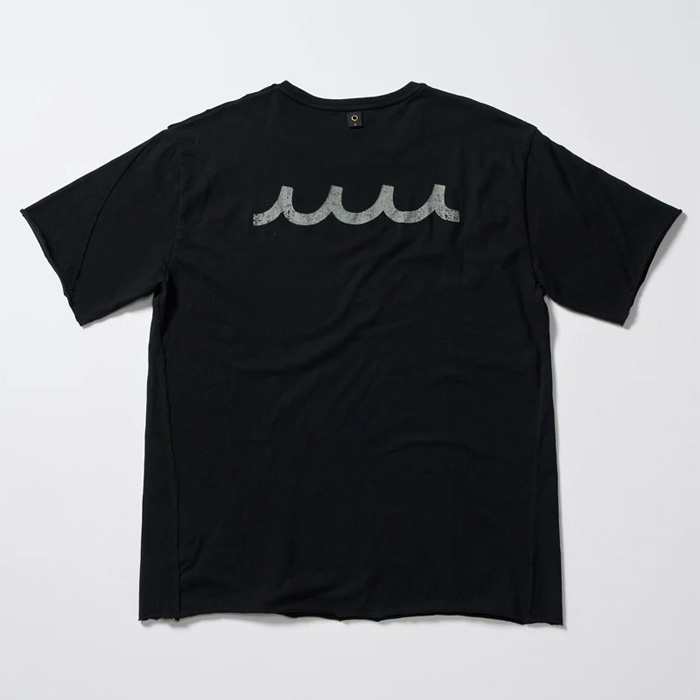 muta(ムータ) × wjk(ダヴルジェイケイ) cut-off S/S(printed) 703 mw03 deep black (99)