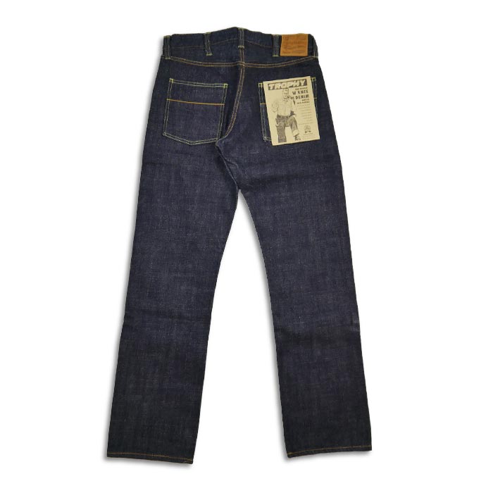 トロフィークロージング 1608 W Knee Narrow Dirt Denim セルビッチデニム ワンウォッシュ