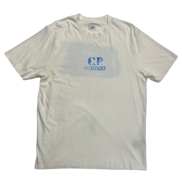C.P. COMPANY(シーピーカンパニー) 18CMTS143A SS Tシャツ GAUZE WHITE