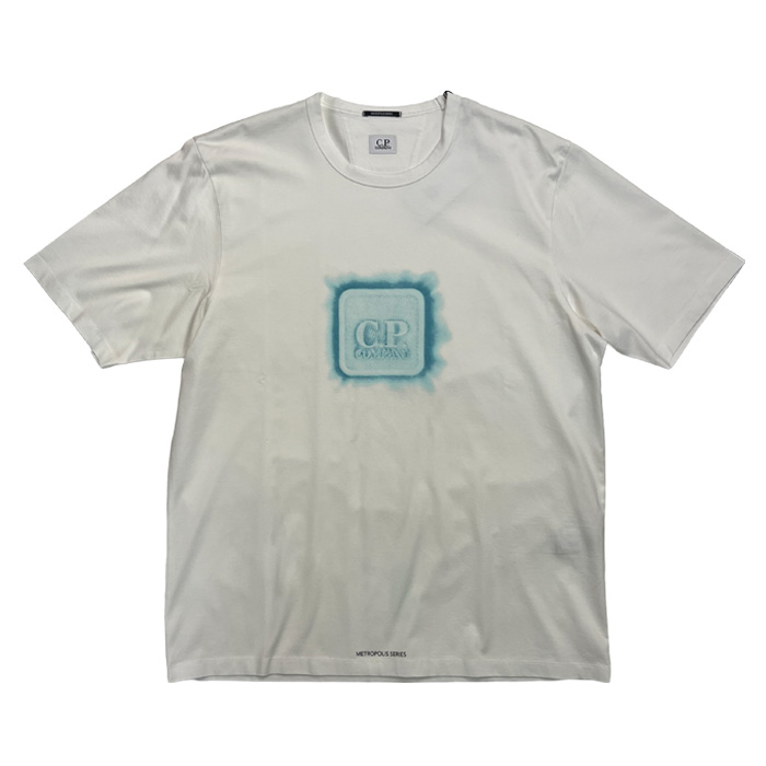 C.P. COMPANY(シーピーカンパニー) 20CLTS054A Metropolis Series T-shirt GAUZE WHITE