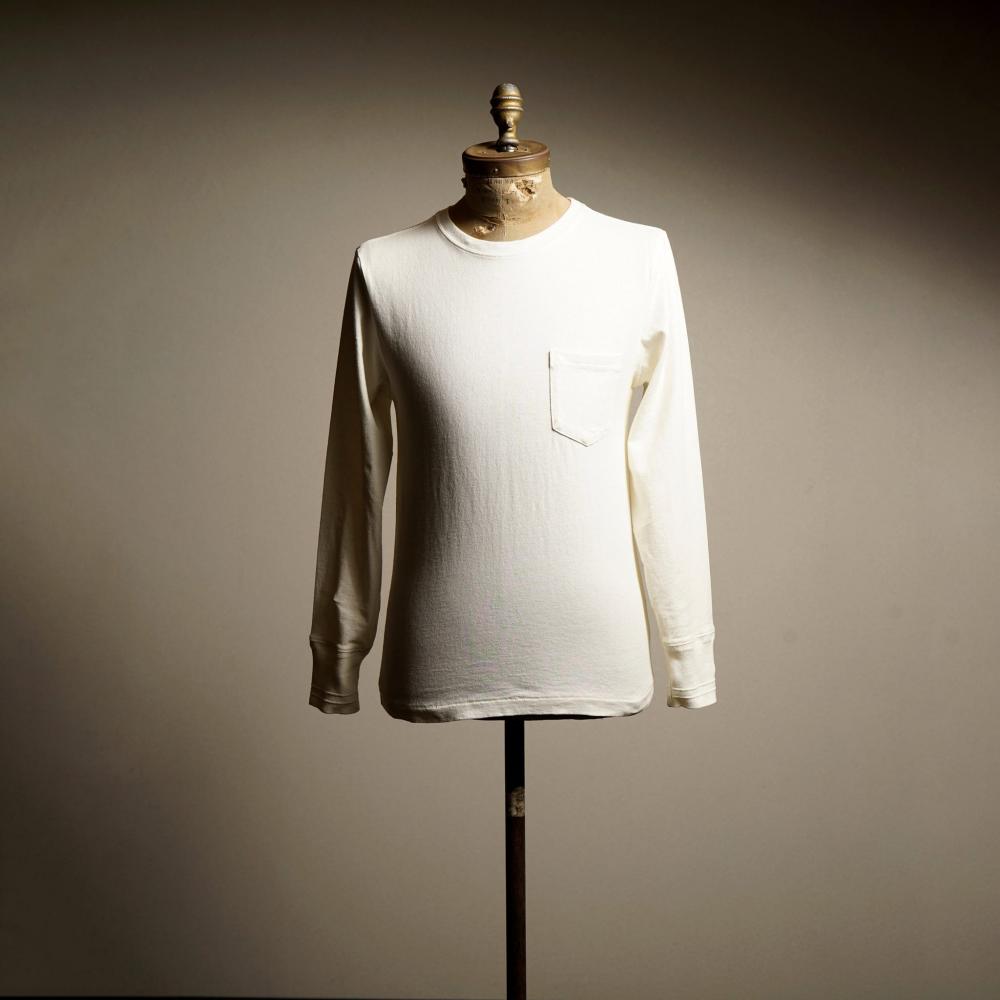 GLADHAND - 25 / POCKET L/S T-SHIRTS:WHITE