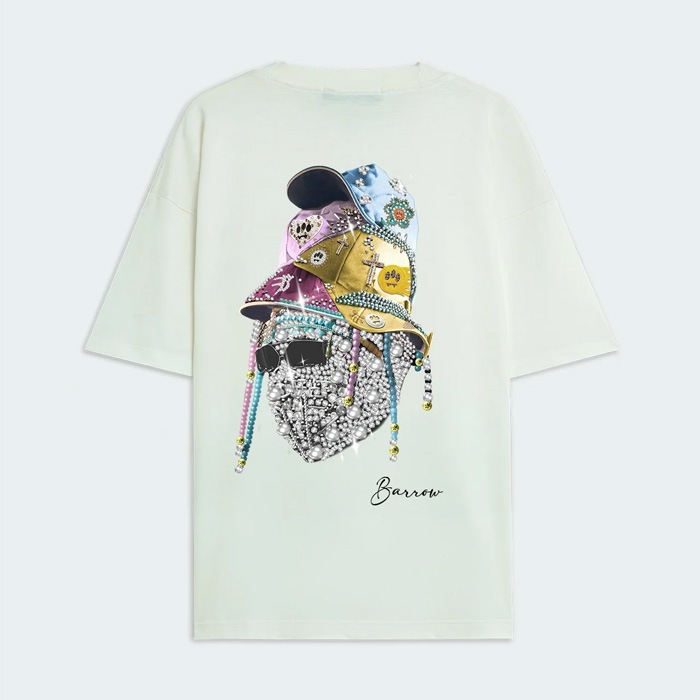 BARROW(バロウ) S6BWUATH099 Barrow Jersey T-Shirt Jewel Edition 412/COCONUT