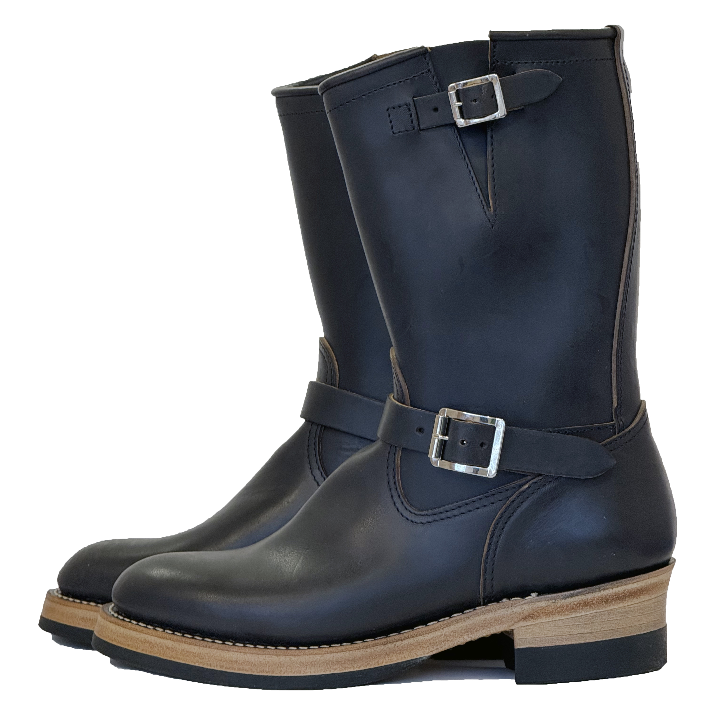 【予約商品】(30足限定)ビルトバック×ユニーク＆サンズ コラボレーションモデルLot.444 Engineer Boots / Horsebutt -Dark Navy-2025年10～12月リリース予定