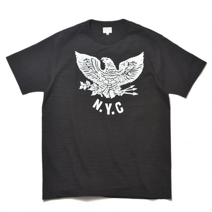 AMERICAN ATHLETIC TEE / N.Y.C.:BLACK MC22021