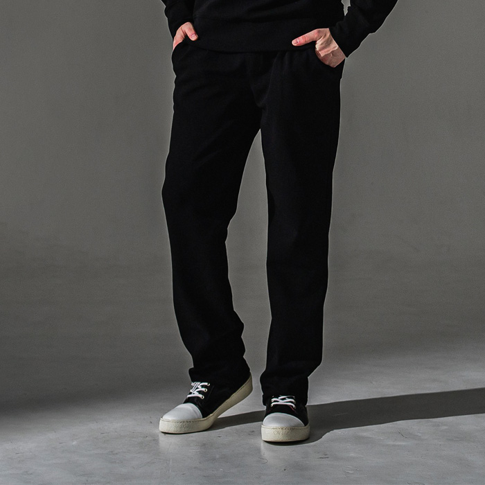 RESOUND CLOTHING(リサウンドクロージング) RC41-ST-016WT CHRIS EASY WIDE TUCK PANTS BLACK