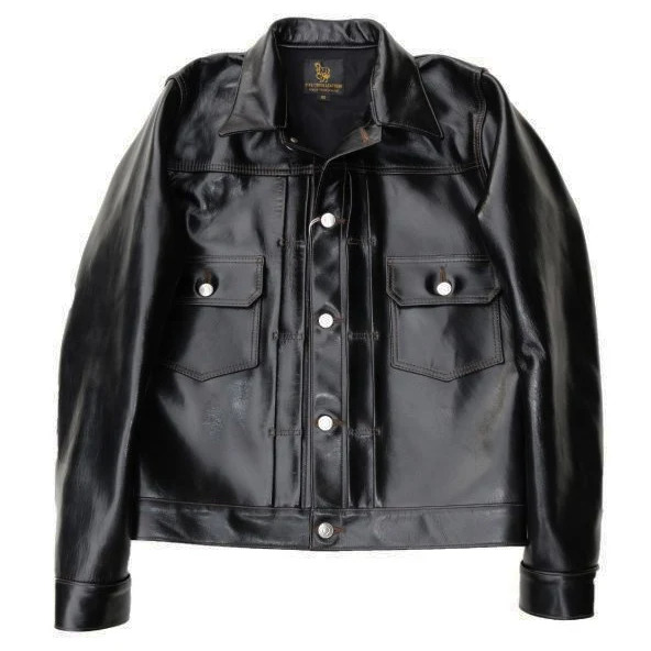 FINE CREEK LEATHERS/ファインクリークレザーズ FCJK002 Virginia Beach:BLACK