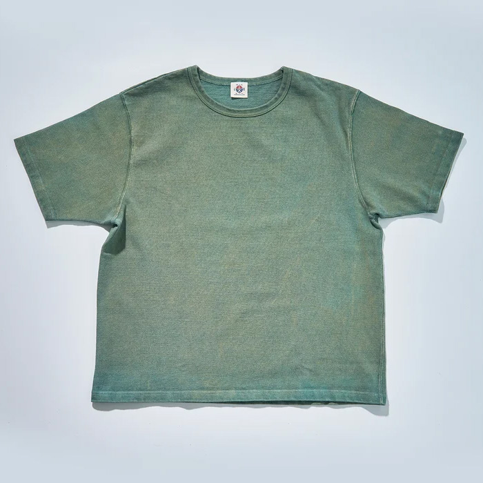 SAMURAI JEANS(サムライジーンズ) SJST-TW01 10/2 エクストラヘビーウエイト天竺Tシャツ Green