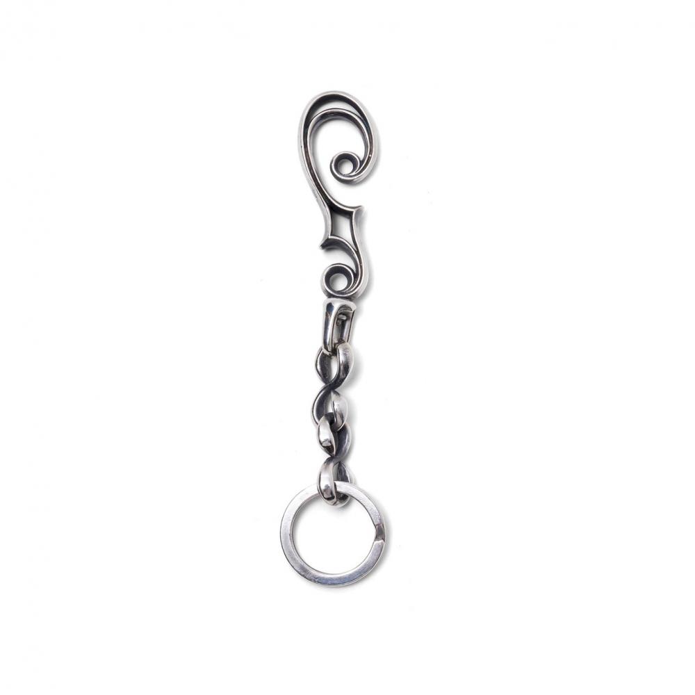 F-HOLE S-KAN KEY HOLDER/SILVER PRATING