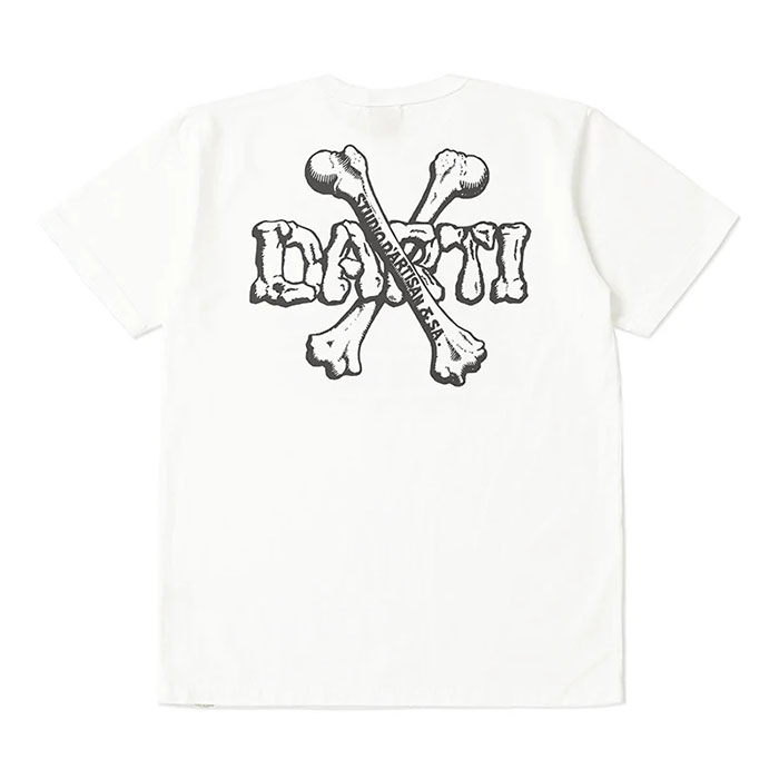 STUDIO_D'ARTISAN(ステュディオダルチザン) USAコットンプリントTシャツ【8168A】:ホワイト