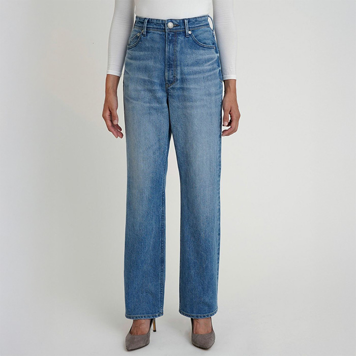 ヤヌーク  57152212 ストレート"LOUISE"  ルイーズ サーフブルー SFB レディース デニム ジーンズ