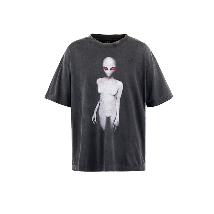 SAINT Mxxxxxx(セントマイケル) SM-HR8-0000-005 / SS TEE / ALIEN / BLACK