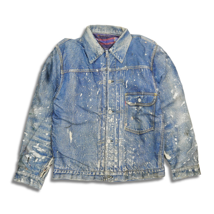 トルク TA-2001 Trompe L’oeil Printed Jacket (1950 Type-1 T-Back) ファーストタイプ デニムジャケット メンズ