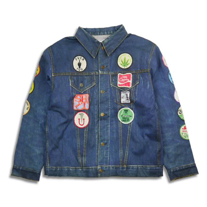 トルク TA-2005 Trompe L’oeil Printed Jacket (1950 Type-1 T-Back) ファーストタイプ デニムジャケット メンズ