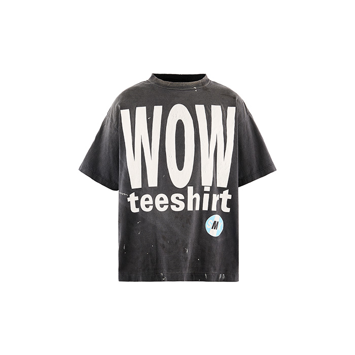 SAINT Mxxxxxx(セントマイケル) SM-MK1-0000-009 / SS T-SHIRT / WOW / BLACK
