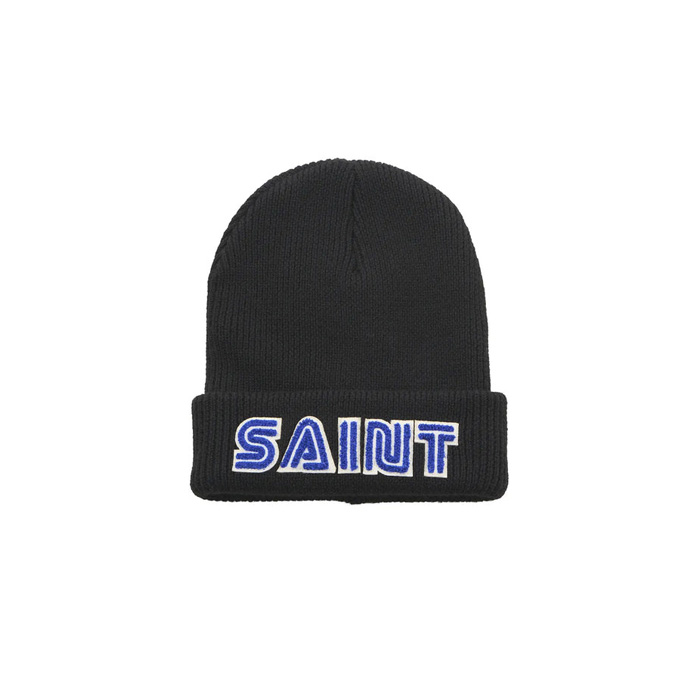 SAINT Mxxxxxx(セントマイケル)×SEGA(セガ) SM-HR1-0000-C65 / SG_KNIT CAP / SAINT SEGA / BLACK