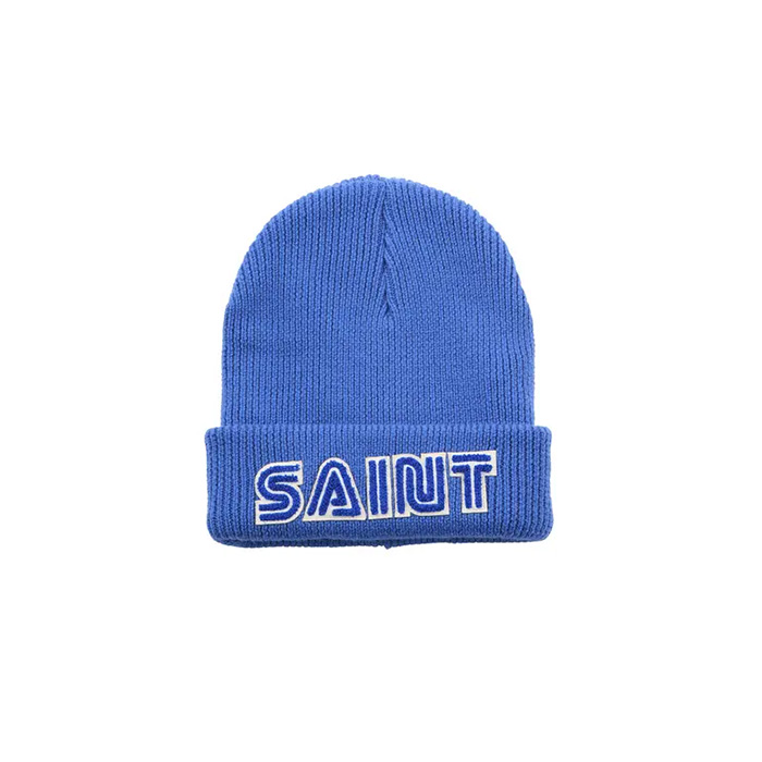SAINT Mxxxxxx(セントマイケル)×SEGA(セガ) SM-HR1-0000-C66 / SG_KNIT CAP / SAINT SEGA / BLUE
