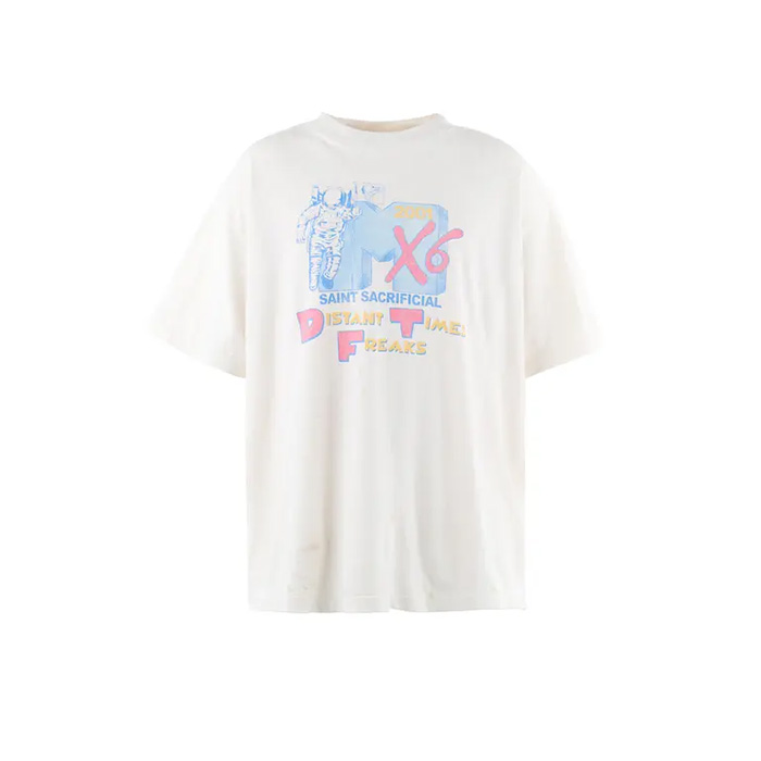 SAINT Mxxxxxx(セントマイケル)×Sean Wotherspoon(ショーン・ウォザースプーン) SM-HR8-0000-C21 / SW_SS TEE / ASTRO / WHITE