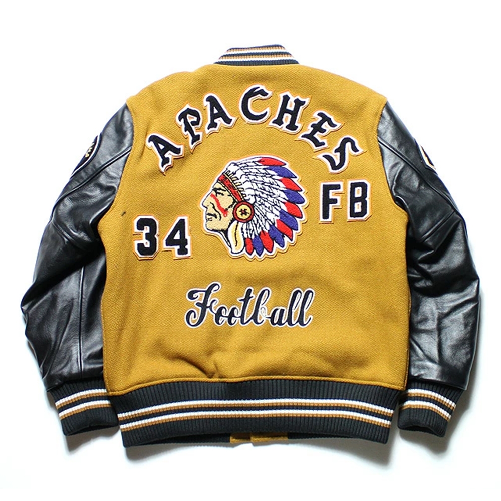 30oz. Wool Melton Award Jacket “APACHES”