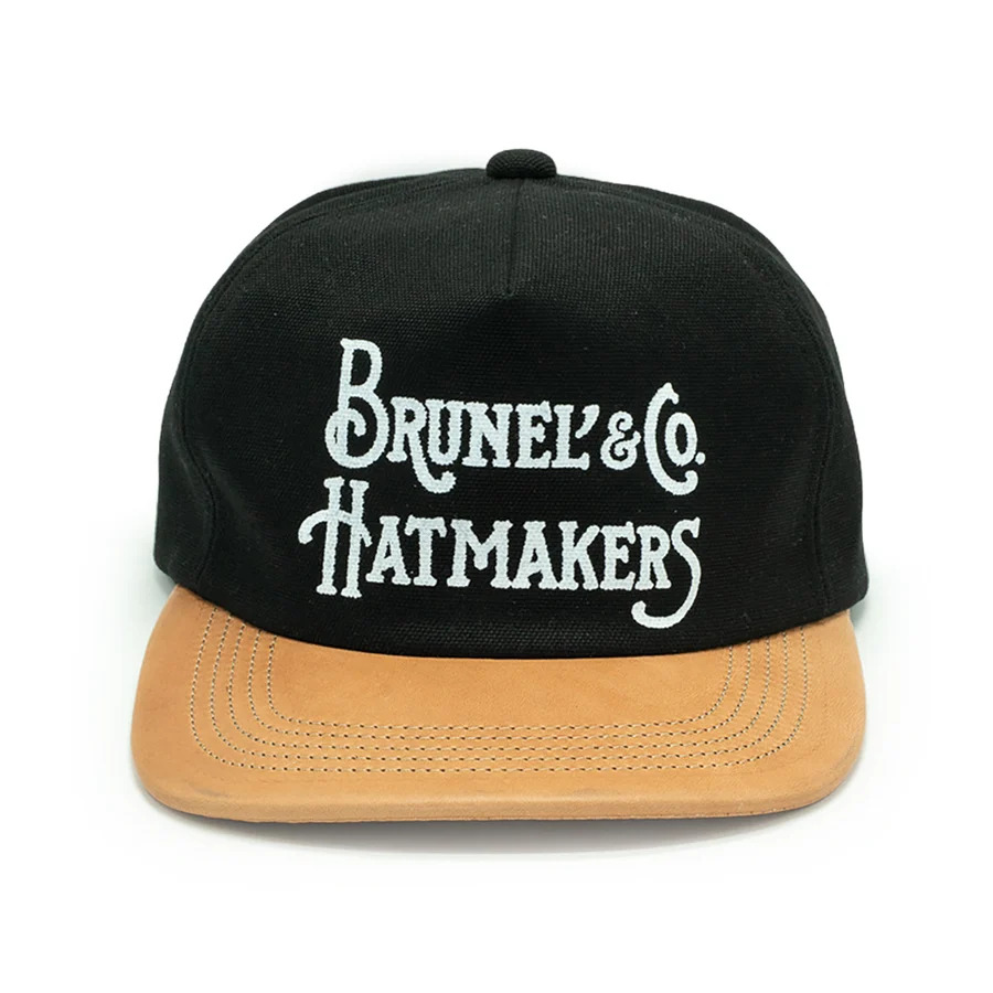 BRUNEL&Co. HATMAKERS(ブルーネルハットメイカース)TURNER CAP  /BLACK / NUME