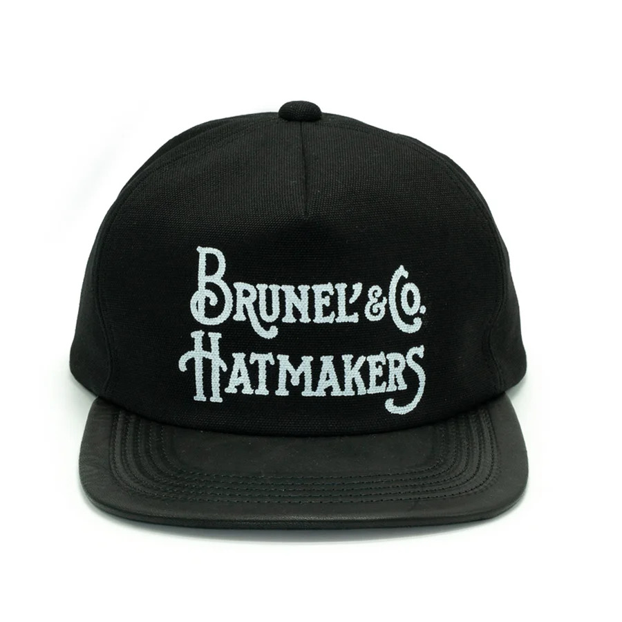 BRUNEL&Co. HATMAKERS(ブルーネルハットメイカース)TURNER CAP  /BLACK / BLACK