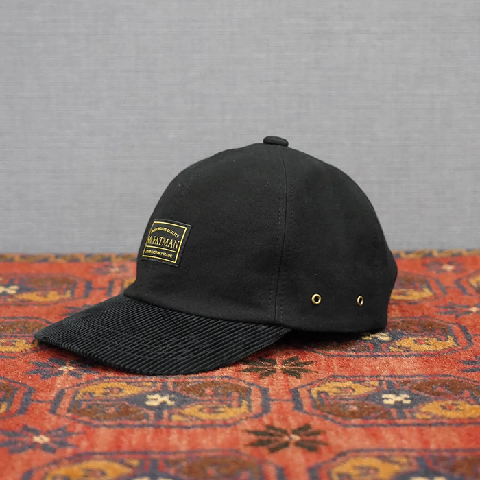 Mr.FATMAN(ミスターファットマン)MOLESKIN CAP 5253001:BLACK
