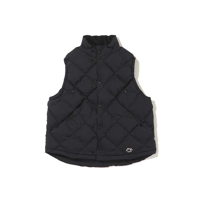CMF OUTDOOR GARMENT(シーエムエフアウトドアガーメント)"CMF WOVEN DOWN VEST"CMF2602-V02:BLACK