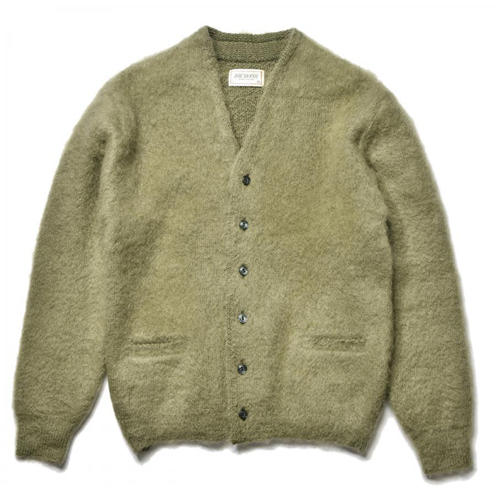 JOE McCOY(ジョーマッコイ)JM MOHAIR CARDIGAN:MINT