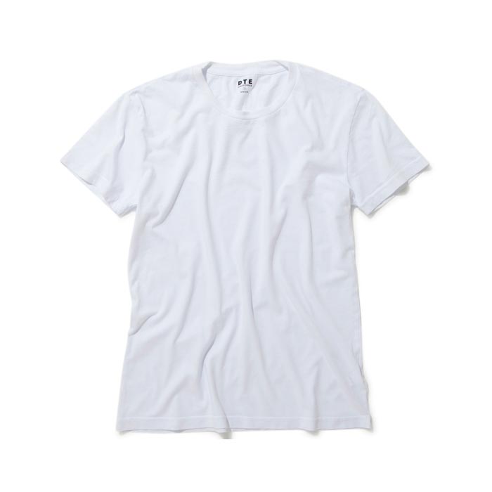 DTE カリフォルニア 10007-30 S/S CREW NECK S/Sクルーネック ホワイト