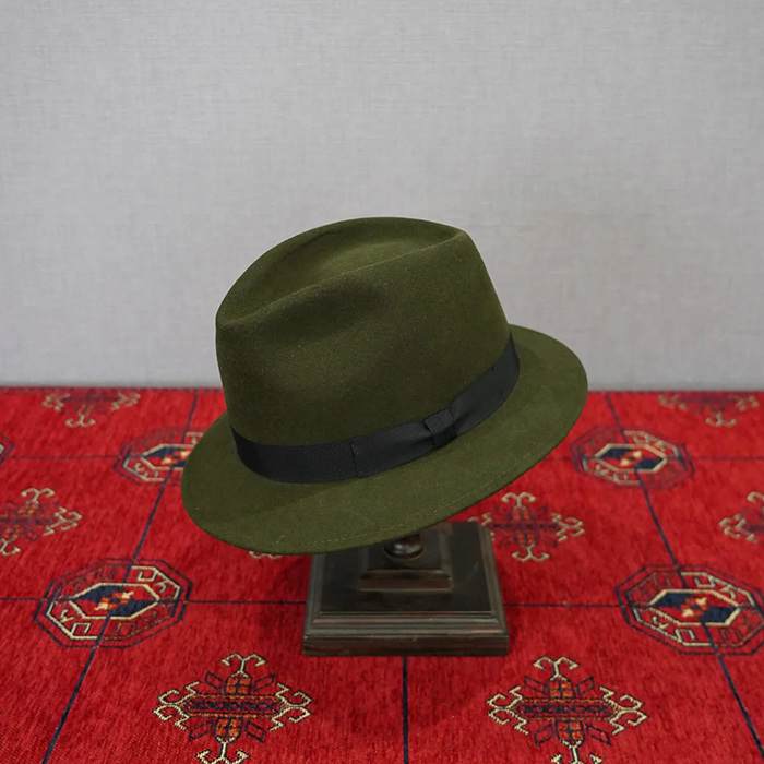 Mr.FATMAN(ミスターファットマン)[ J.J. WILLIAMS FEDORA By Mr.FATMAN ] STAGGER 6263003:MOSS