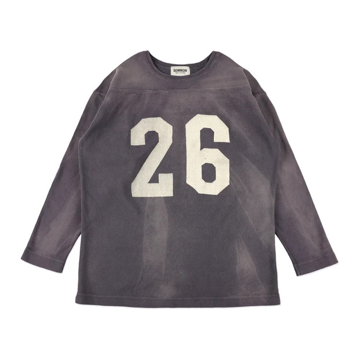 BOWWOW(バウワウ) NUMBERED FADED FOOTBALL SHIRT