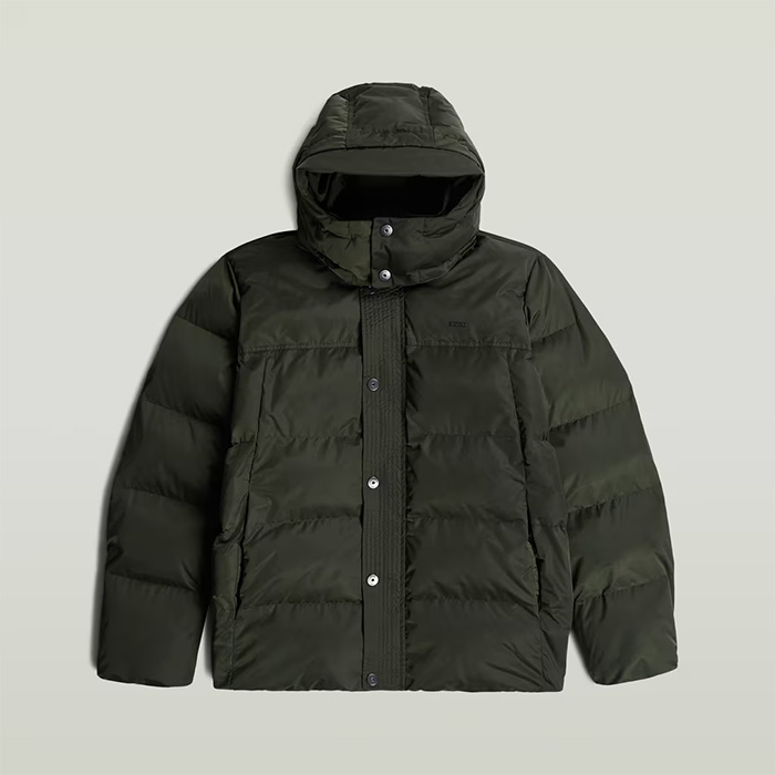 G-STAR RAW(ジースターロウ) D29833-E623-995 Element Padded Hooded Puffer グレー