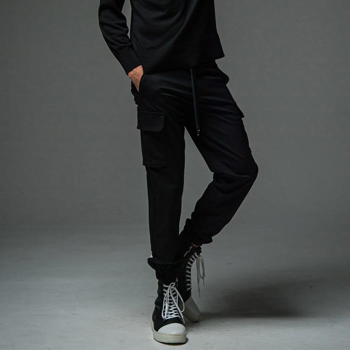 29th Collection リサウンドクロージング RC29-ST-035 PT CARGO PANTS BLACK メンズ ナイロン イージーカーゴパンツ