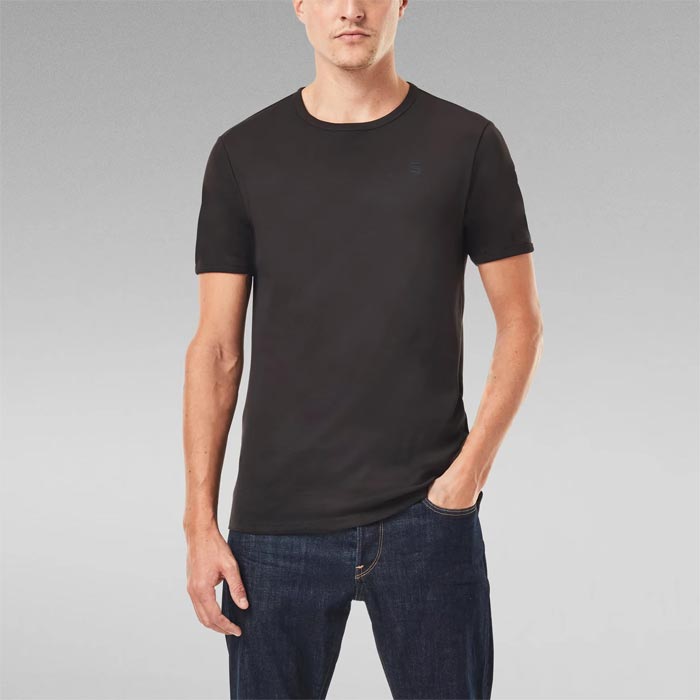 Basic T-Shirt 2-Pack: Black
