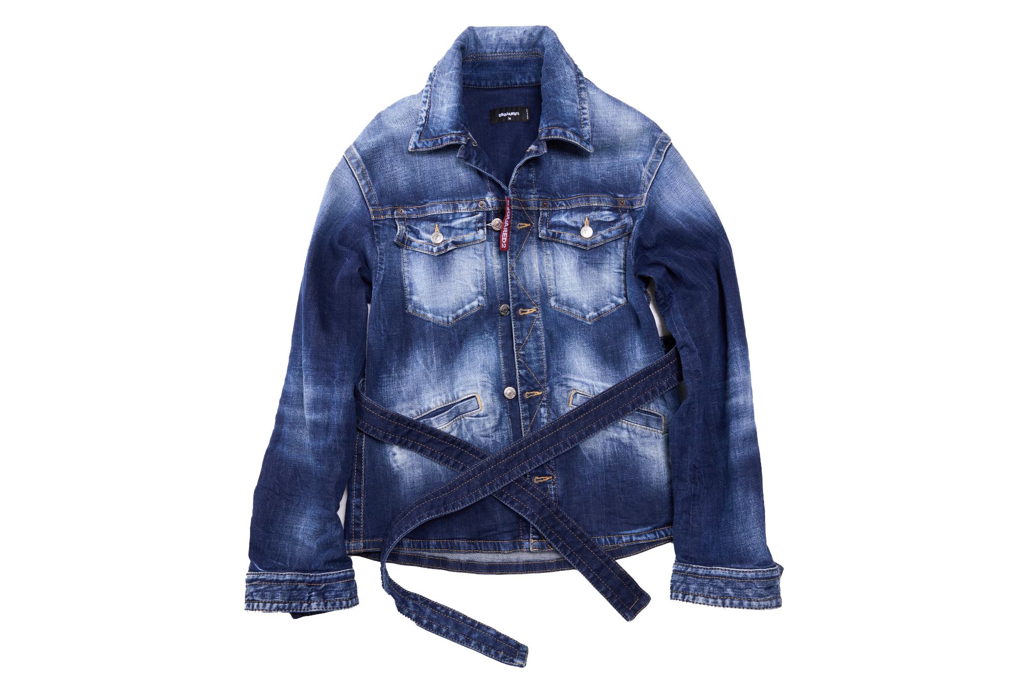 DSQUARED2(ディースクエアード) S75DL0906 9 To 5 Jean Shirt デニムシャツ