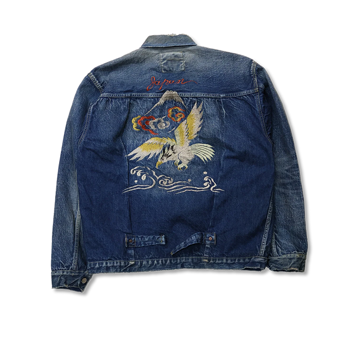 2016-2107E Souvenir Embroidery Type 1 Denim Jacket HW “More Than Real”