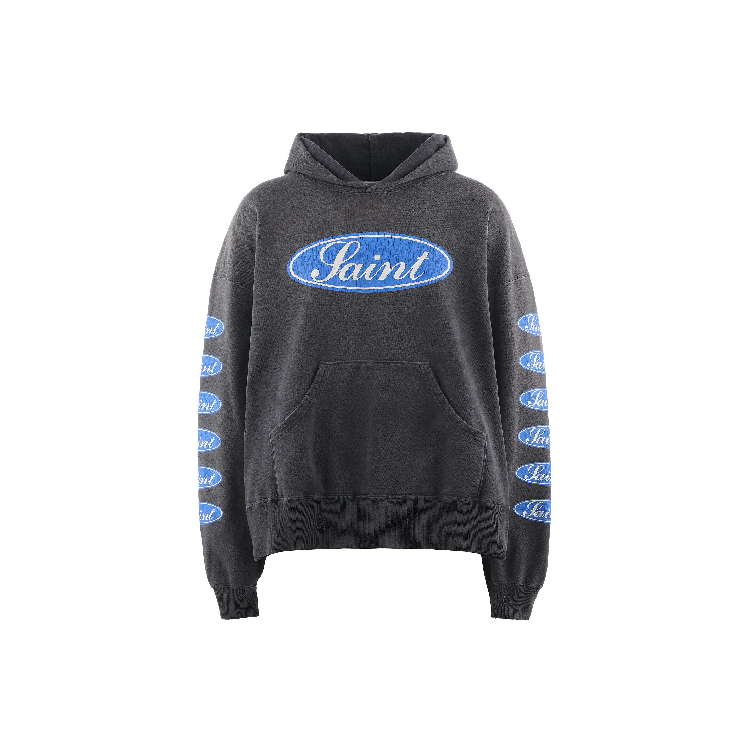 SAINT Mxxxxxx(セントマイケル) HOODIE/LOVE AMONG/BLACK/SM-HR1-0000-053 プルオーバーパーカー