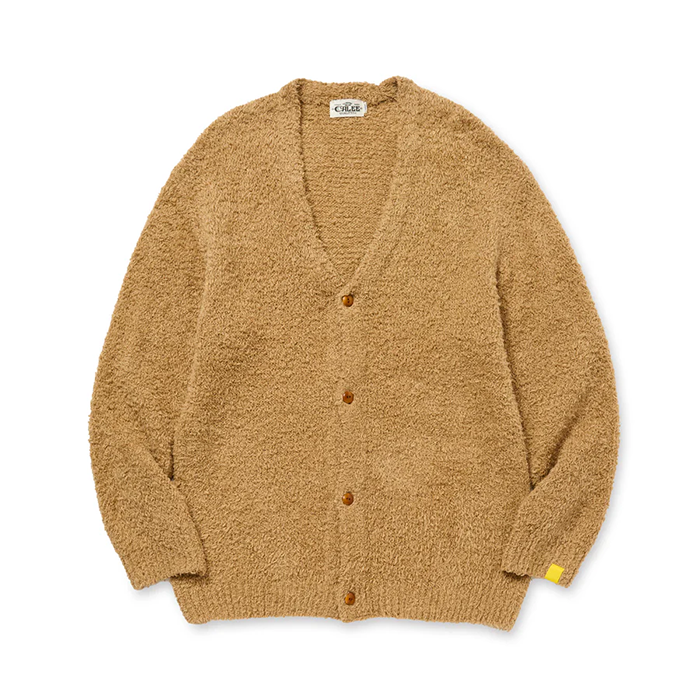 × EYYA KNIT C/F CARDIGAN:CAMEL
