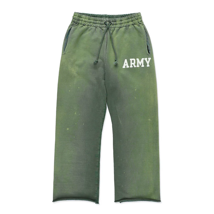 ARMY SWEAT PANTS AGED