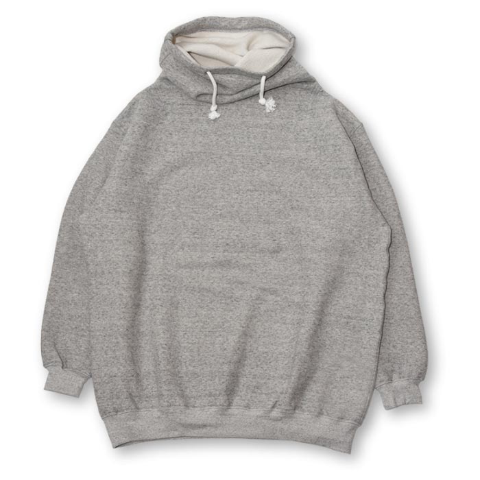 フルカウント FLO-009 FLO Off Turtleneck Sweatshirts H.グレー メンズ オフタートル スウェット プルオーバー ルーズシルエット リヨセル コットン サスティナブル