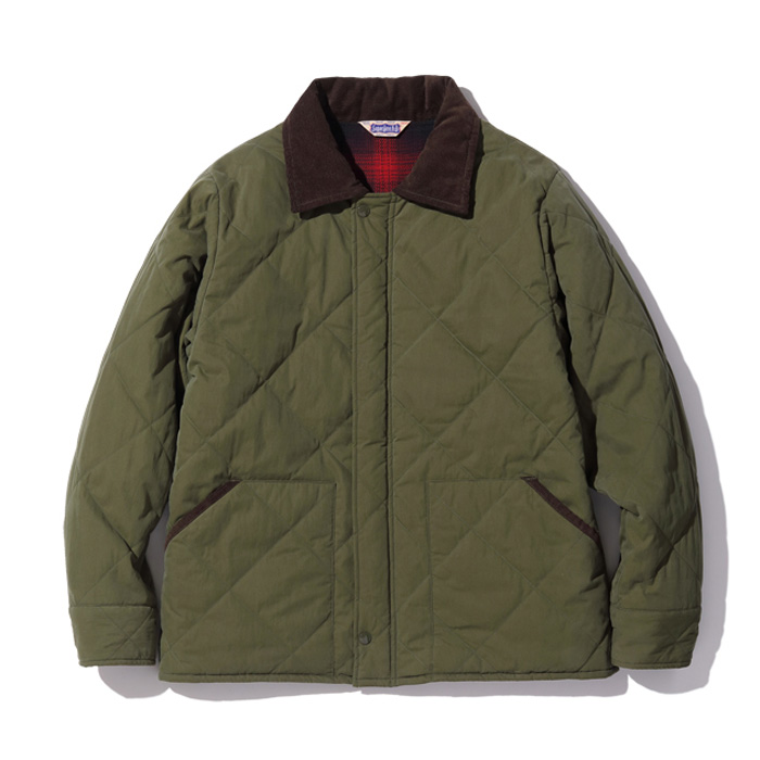 シュガーケーン Lot No. SC15402 / WEATHER CLOTH QUILTED WORK JACKET OLIVE ワークジャケット オリーブ メンズ