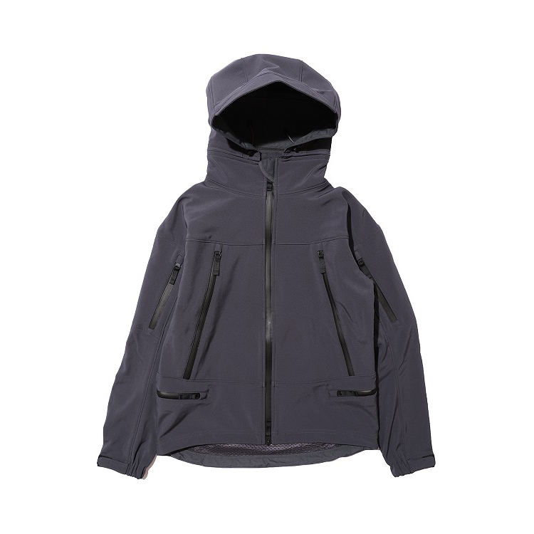 Arches Functional Parka-Double face soft shell- Slate :GRY