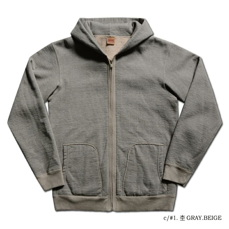 SPZ-00[FULLZIP PARKA PLAIN] :杢GRAY.BEIGE