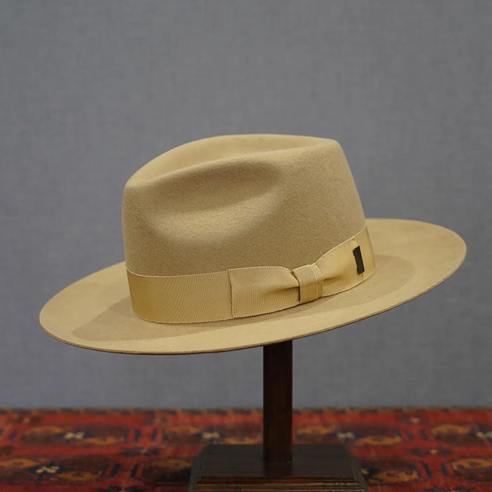 [ J.J. WILLIAMS FEDORA By Mr.FATMAN ] BIRDSEYE WOOL 6253004: IVORY