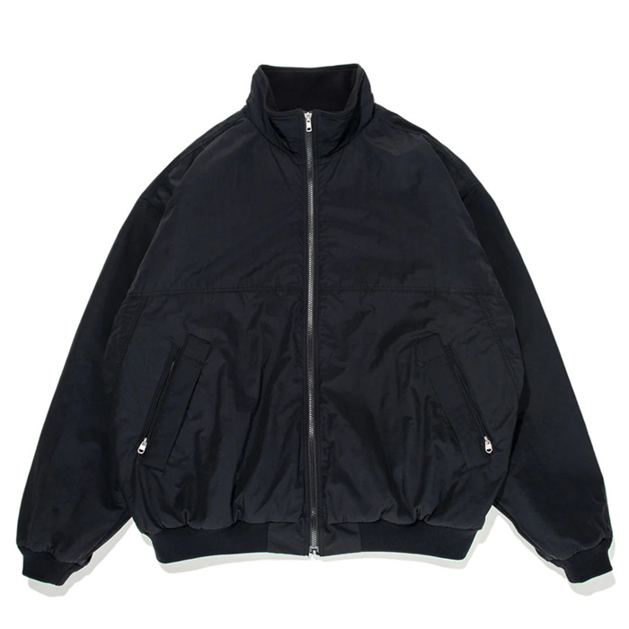 バウワウ BW2302-SFLJ SHELLED FLEECE LINED JACKET BLACK シェルジャケット ブラック メンズ