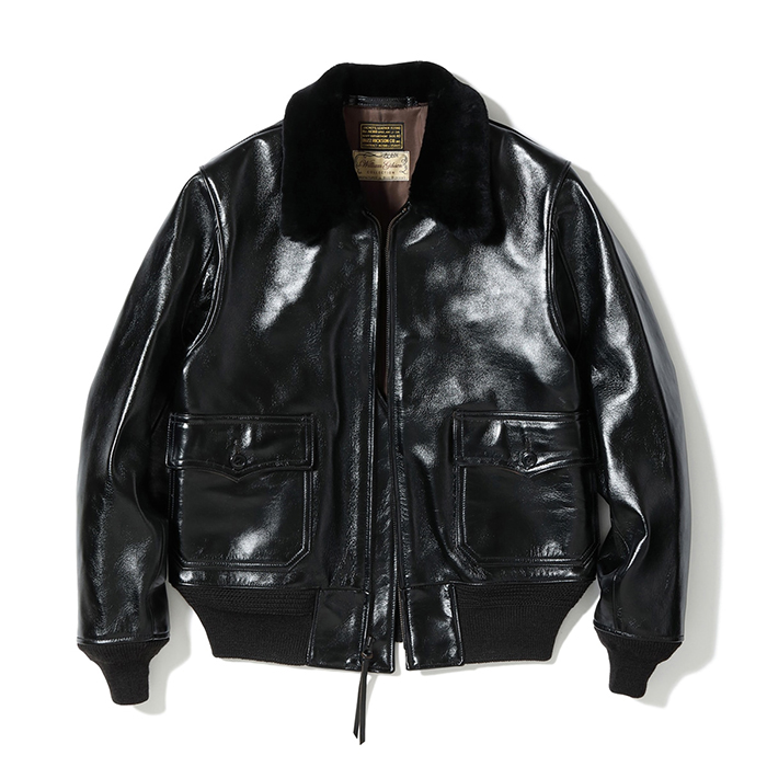 Lot No. BR80655 / WILLIAM GIBSON COLLECTION Type BLACK AN-J-3A HORSEHIDE MODEL